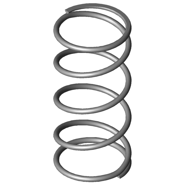Obraz CAD Sprezyny naciskowe VD-235