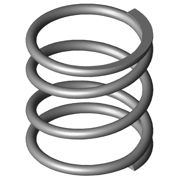 Immagine CAD Molle a compressione VD-239A-12