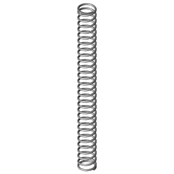 CAD kép nyomórugók VD-247D-09