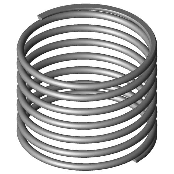 CAD kép nyomórugók VD-263D-11