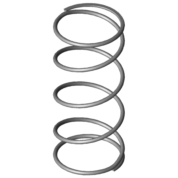 Immagine CAD Molle a compressione VD-263E
