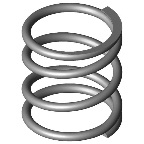 Obraz CAD Sprezyny naciskowe VD-263H-10