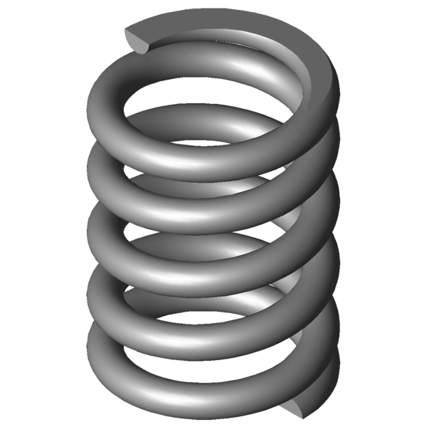 CAD kép nyomórugók VD-263N