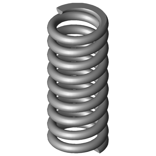 Immagine CAD Molle a compressione VD-263V