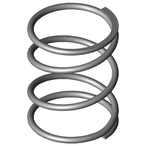 CAD image Compression springs VD-263Z-10