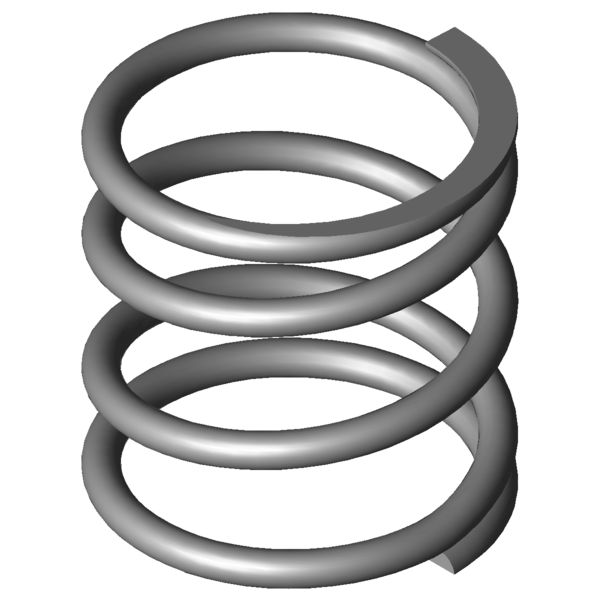 Obraz CAD Sprezyny naciskowe VD-268G