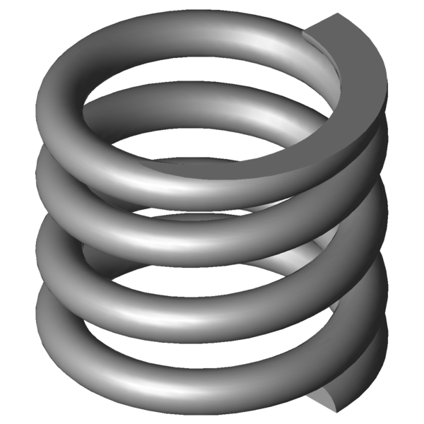 Imagem CAD Molas de compressão VD-278E