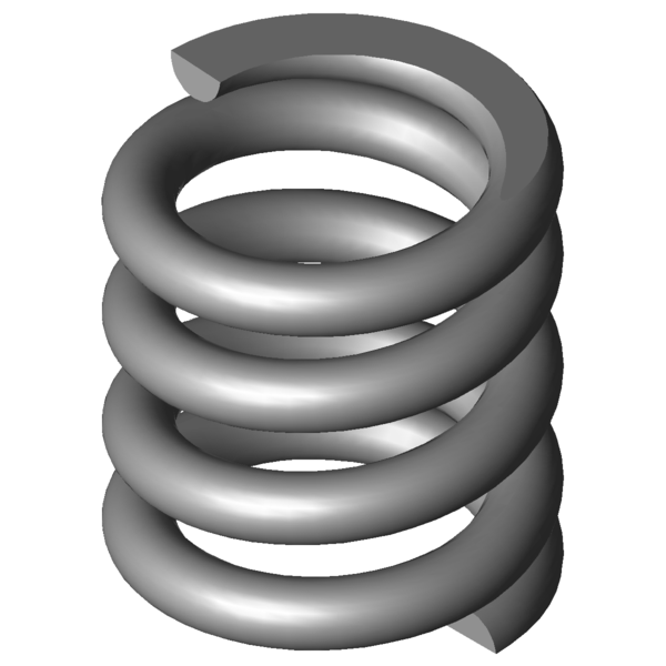 CAD image Compression springs VD-283A-12