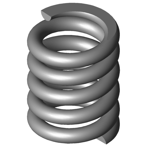 CAD kép nyomórugók VD-283B