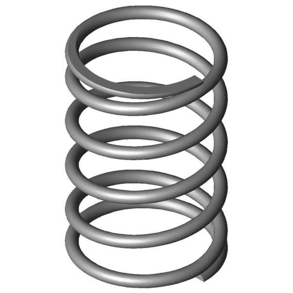 Imagen CAD Muelles de compresión VD-288K-11
