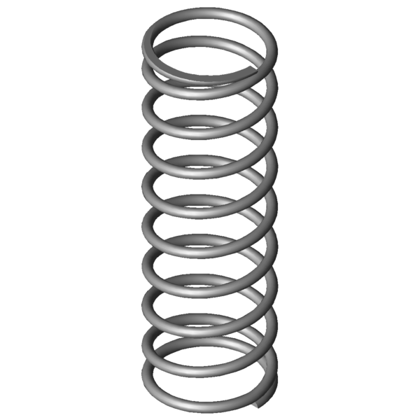 Imagem CAD Molas de compressão VD-288K-12