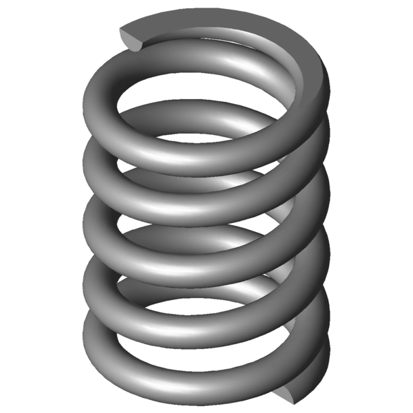 Imagen CAD Muelles de compresión VD-288P