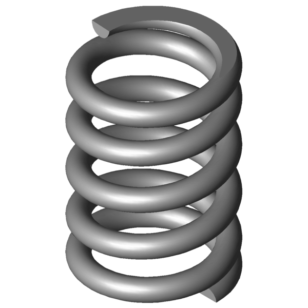 CAD image Compression springs VD-288S-04