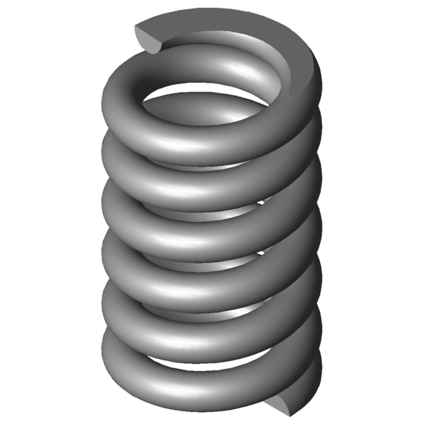 CAD image Compression springs VD-288T-02