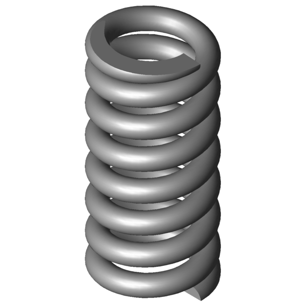 CAD image Compression springs VD-288T-03