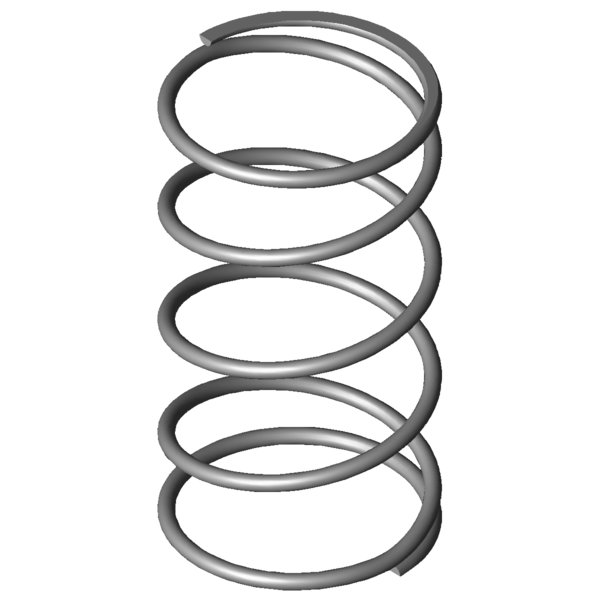 Immagine CAD Molle a compressione VD-288X-20