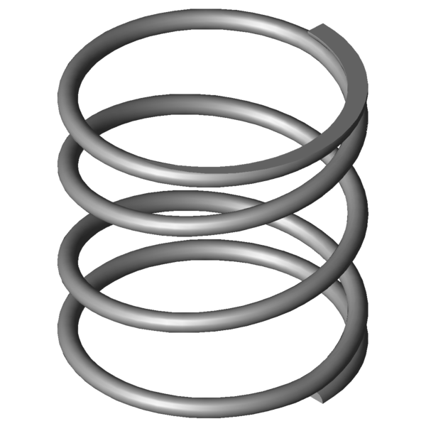 CAD image Compression springs VD-289C-06