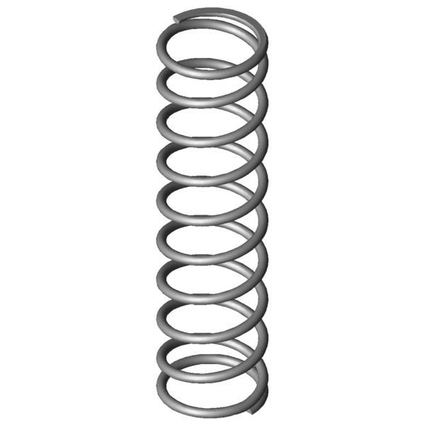 Imagen CAD Muelles de compresión VD-296