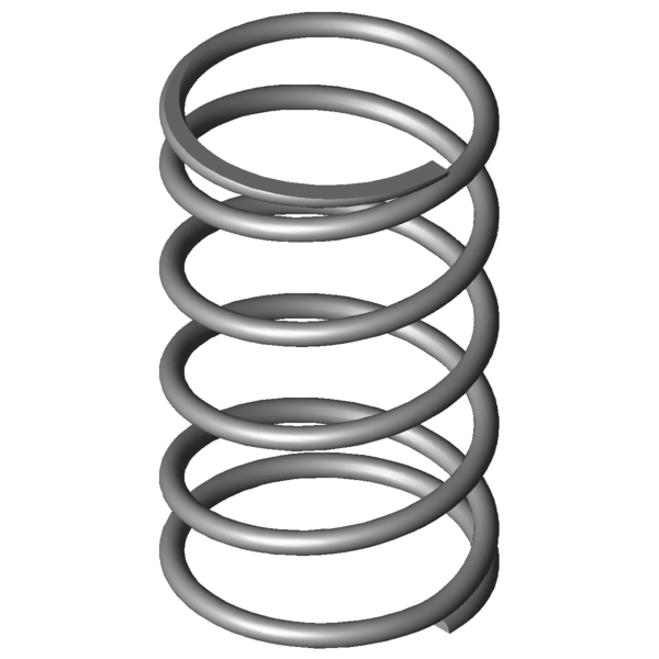 Imagem CAD Molas de compressão VD-313E-10