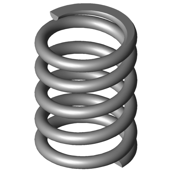 Imagem CAD Molas de compressão VD-313J-06