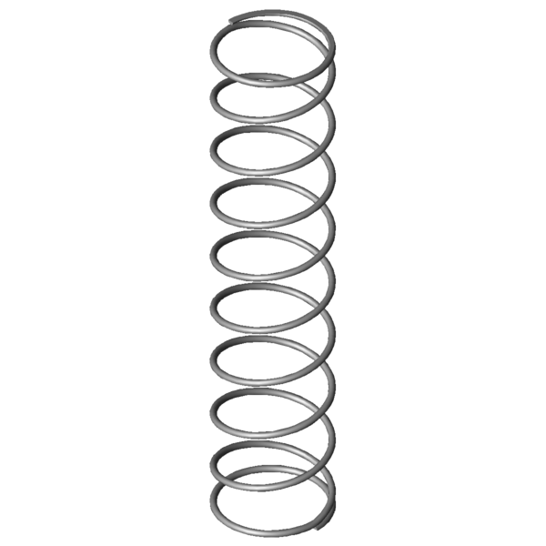 CAD kép nyomórugók VD-313T-01
