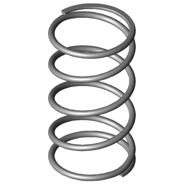 CAD kép nyomórugók VD-314