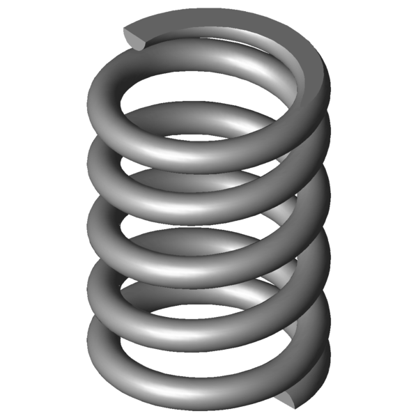 Obraz CAD Sprezyny naciskowe VD-330
