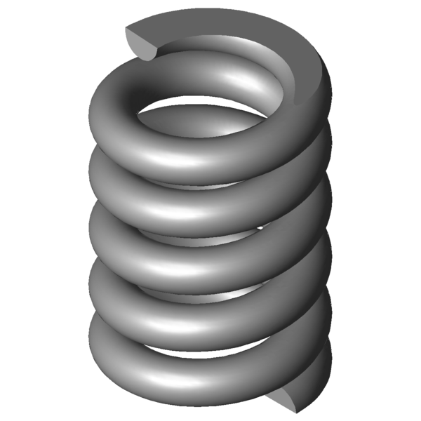 Immagine CAD Molle a compressione VD-339B