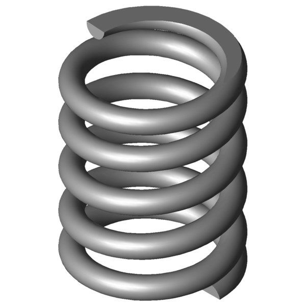 Obraz CAD Sprezyny naciskowe VD-339O