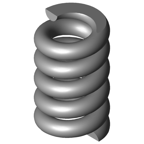 CAD image Compression springs VD-339V-04
