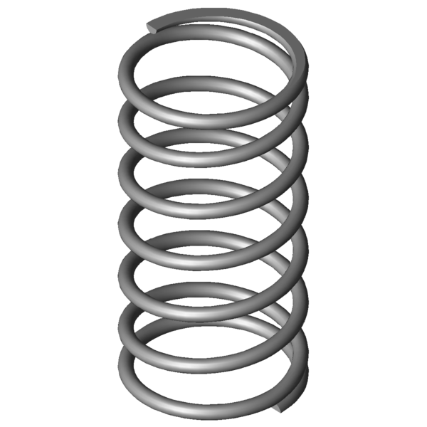 Immagine CAD Molle a compressione VD-344A-14