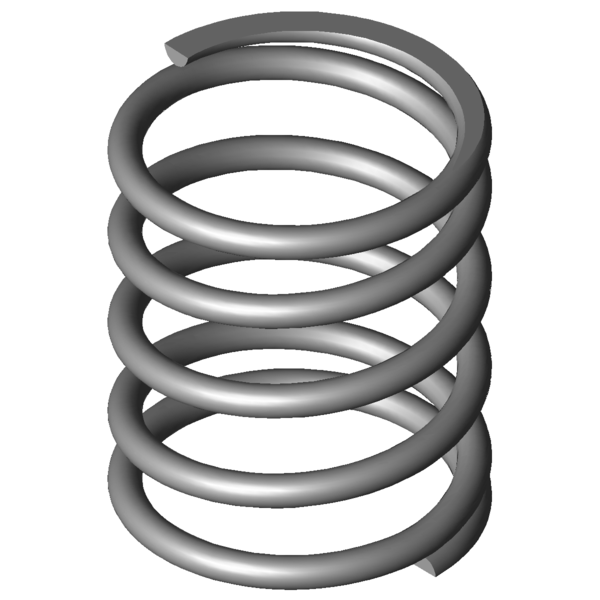 CAD obrázek Tlacné pružiny VD-344B
