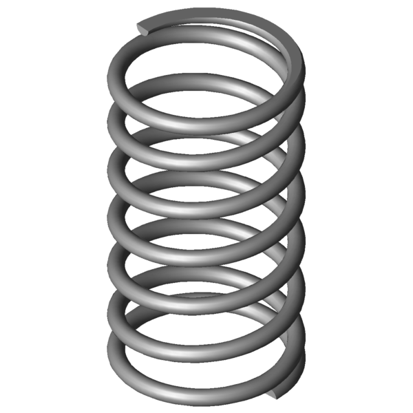 CAD kép nyomórugók VD-345A