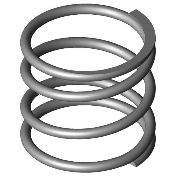 CAD obrázek Tlacné pružiny VD-364E-08