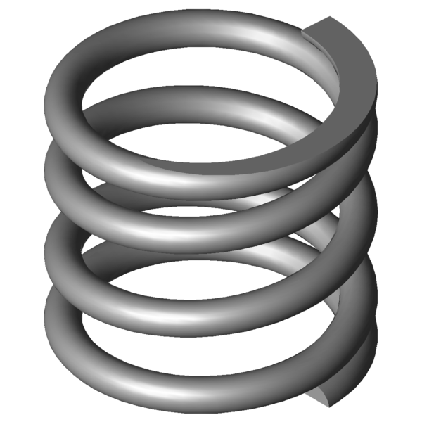 Immagine CAD Molle a compressione VD-364J-20