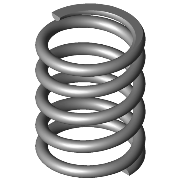 Immagine CAD Molle a compressione VD-364J-21