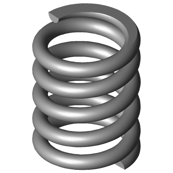 Obraz CAD Sprezyny naciskowe VD-364K