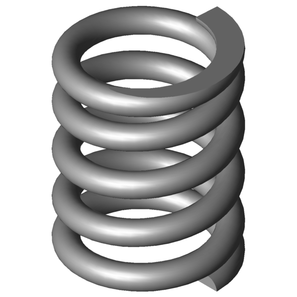 Obraz CAD Sprezyny naciskowe VD-364R-02