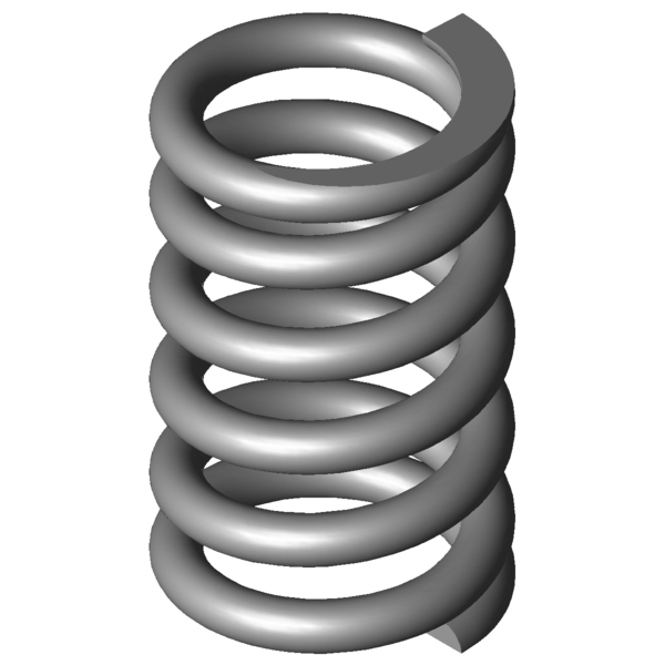Obraz CAD Sprezyny naciskowe VD-364R-03