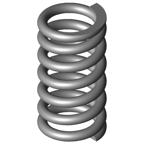 CAD kép nyomórugók VD-364R-04