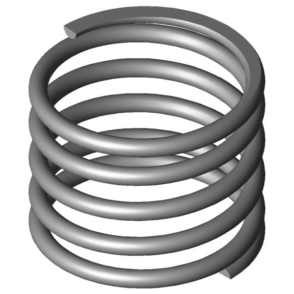 CAD kép nyomórugók VD-364R-30