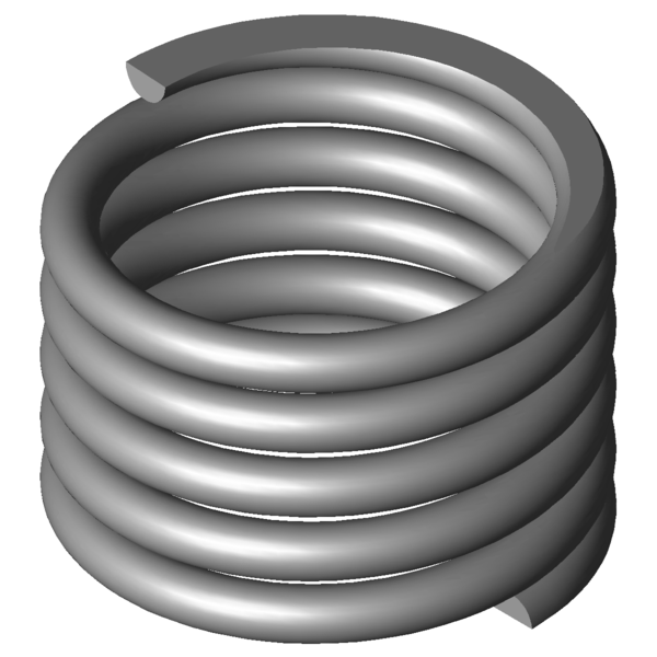 CAD kép nyomórugók VD-364R-40