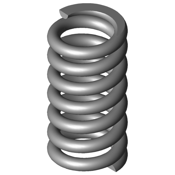 CAD kép nyomórugók VD-364R-48