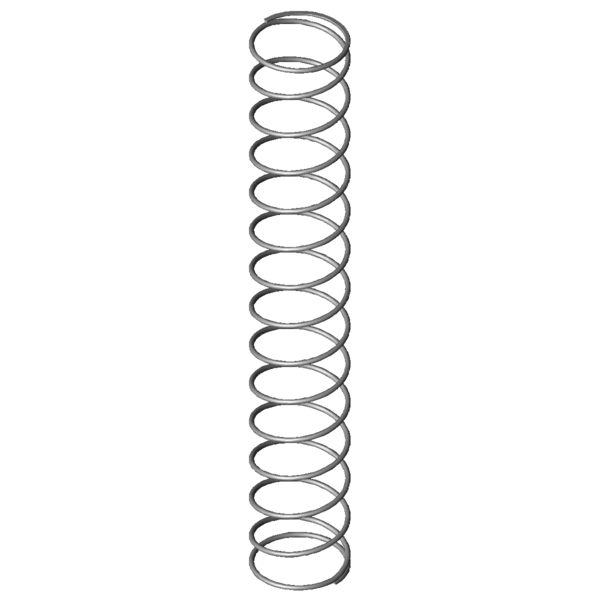 CAD kép nyomórugók VD-364R-53