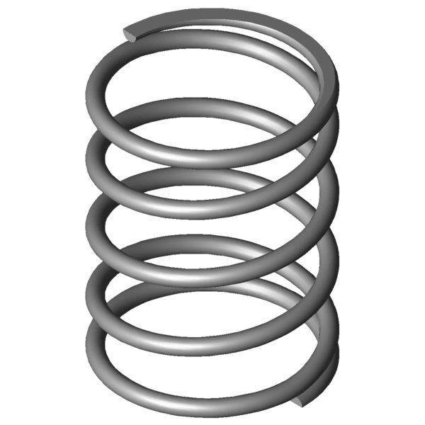 CAD kép nyomórugók VD-364R-60