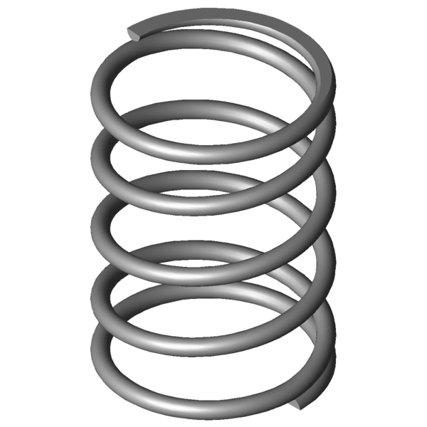 Immagine CAD Molle a compressione VD-369C