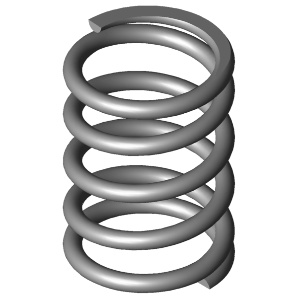 CAD kép nyomórugók VD-375
