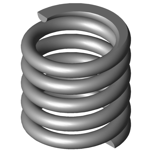 CAD kép nyomórugók VD-379B