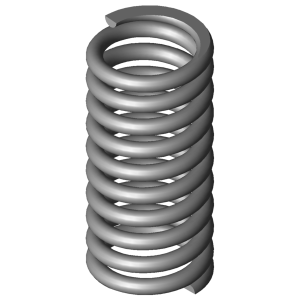 Immagine CAD Molle a compressione VD-381A
