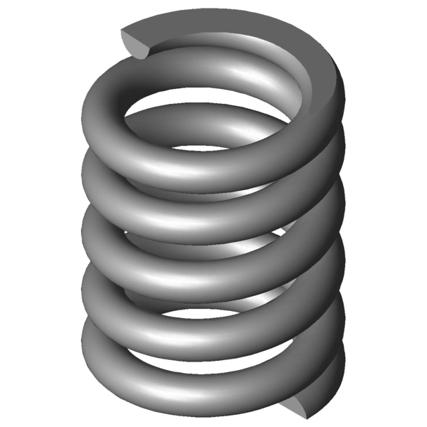 Immagine CAD Molle a compressione VD-385